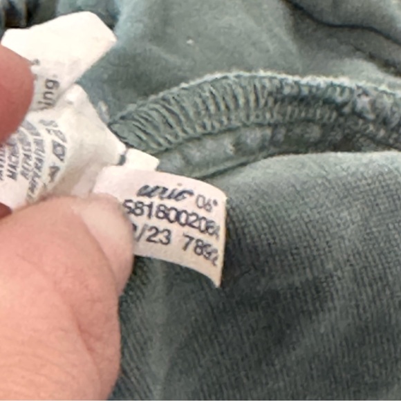 Aerie Short Bundle Boardwalk Zip Pocket Denim Royal Palm Green Shorts - Picture 7 of 11